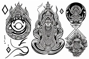 Shiva , calm ocean , tennis , computer . , om tattoo idea