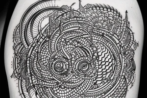 Shiva , calm ocean , tennis , computer . , om tattoo idea