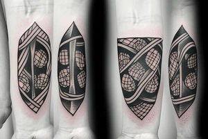 The number 4 with the spade tattoo idea