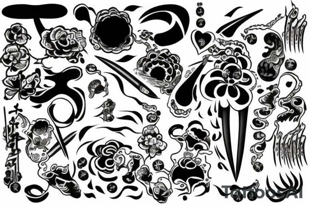4 in spade tattoo idea