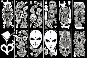 4 in spade tattoo idea