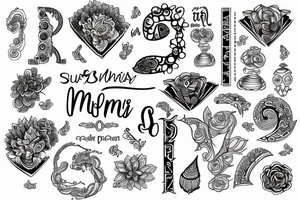 My mothers name Sujatha tattoo idea