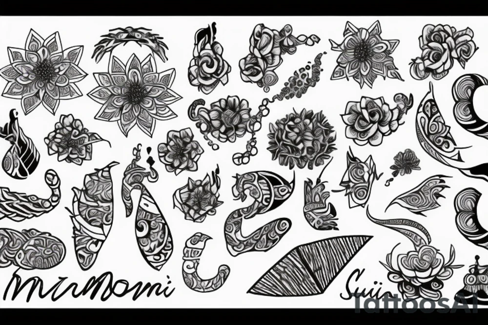 My mothers name Sujatha tattoo idea