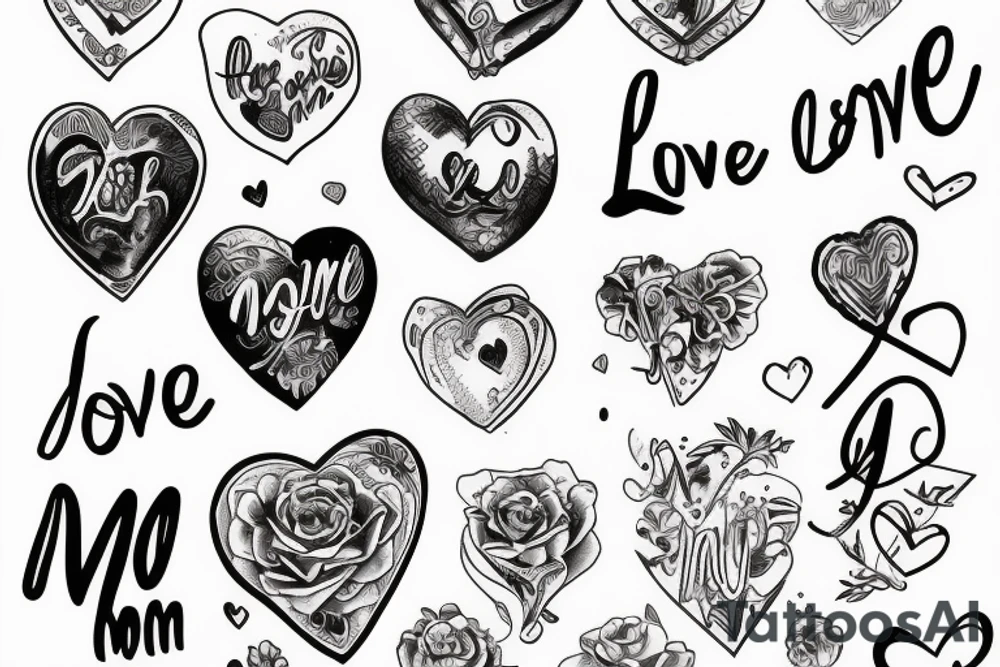 Love to mom tattoo idea