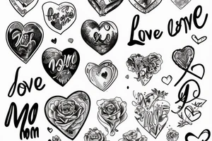 Love to mom tattoo idea