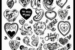 Love to mom tattoo idea