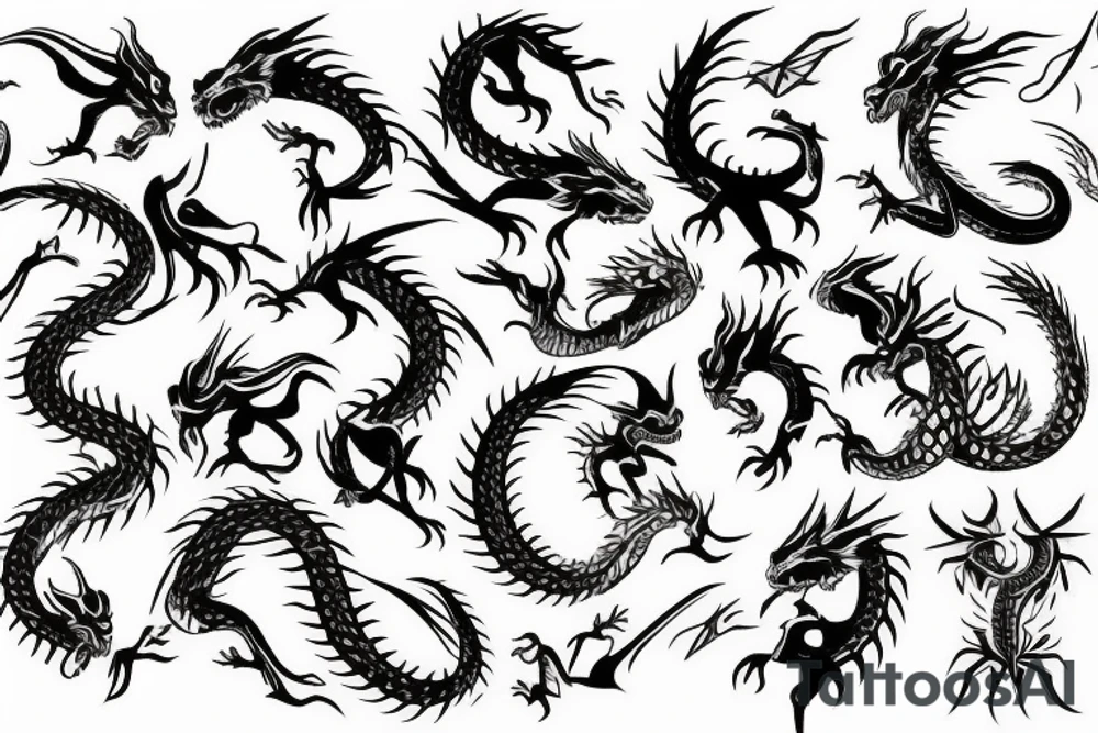 Dragon tattoo idea