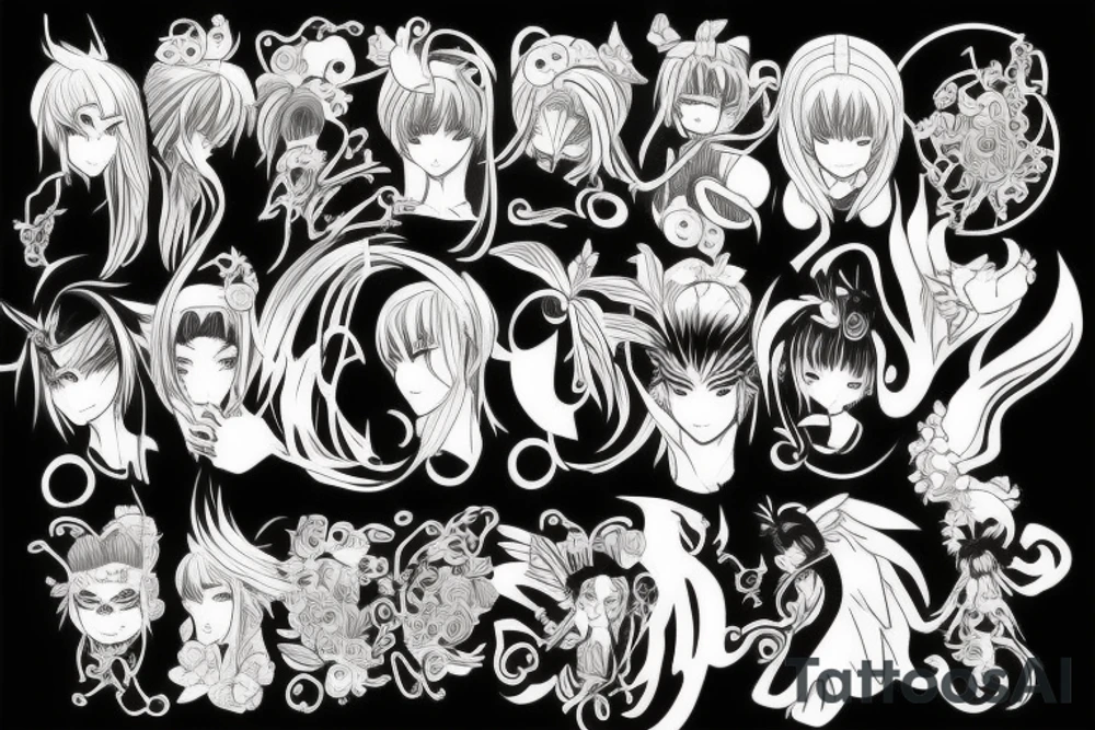anime tattoo idea