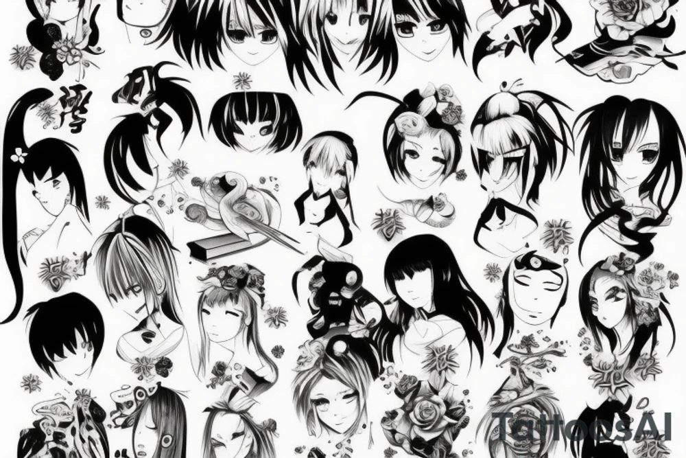 anime tattoo idea