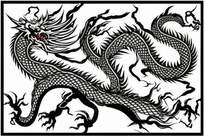 Japanese dragon tattoo idea