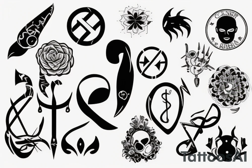 Cancer sign behind ear tattoo idea