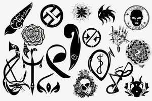 Cancer sign behind ear tattoo idea