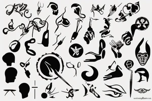 Cancer sign behind ear tattoo idea