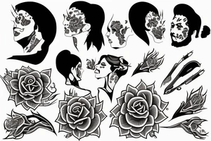 Family onOzean tattoo idea
