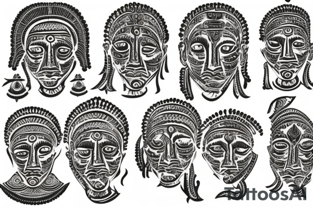श्री हरि tattoo idea