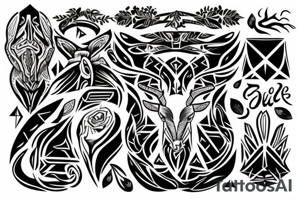 Buck from call of the wild book tattoo idea