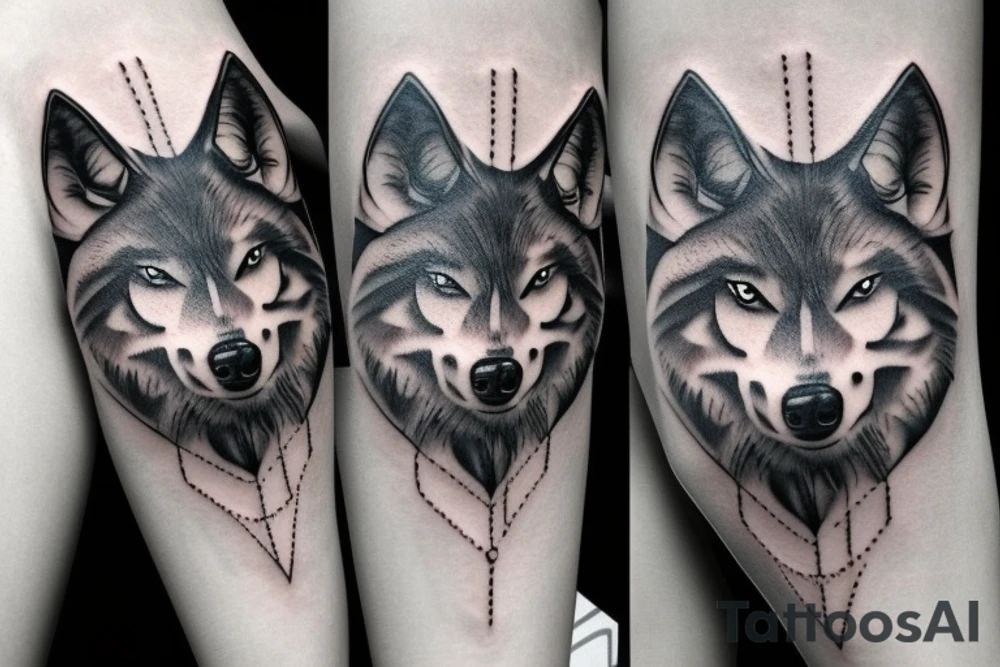 wolf
 from call of the wild book tattoo idea