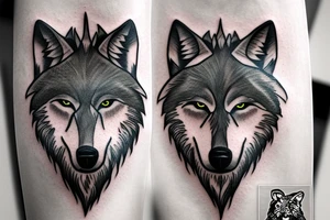 wolf
 from call of the wild book tattoo idea