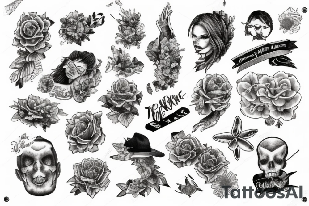 Sitting on the edge of the world tattoo idea