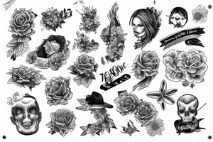 Sitting on the edge of the world tattoo idea