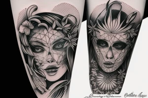 Sitting on the edge of the world tattoo idea