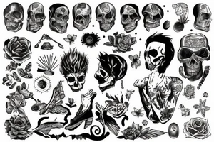 Sitting on the edge of the world tattoo idea