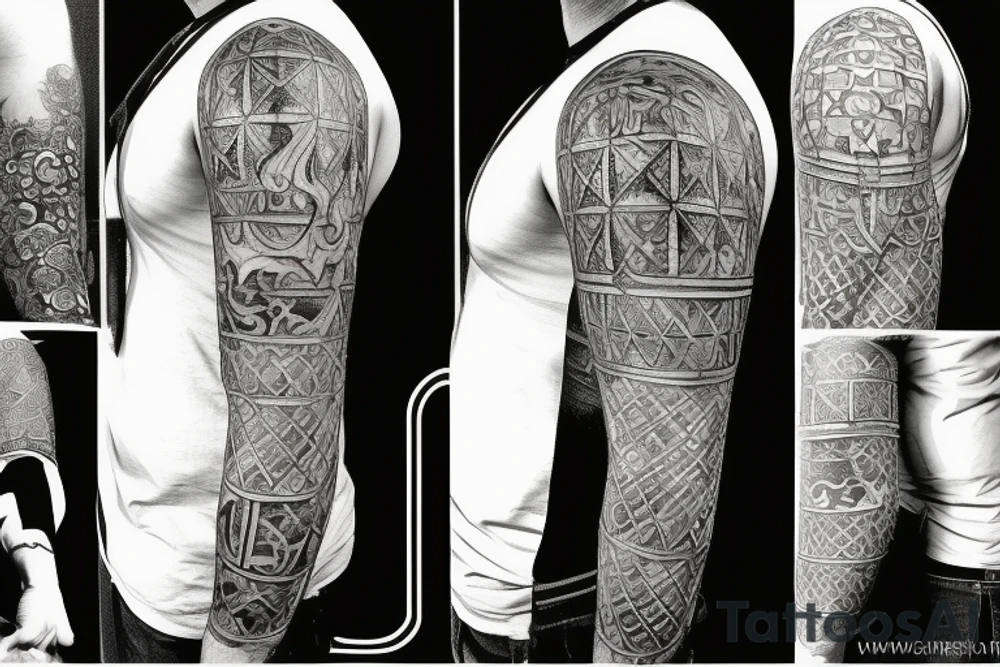 Medieval shields tattoo idea