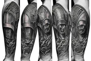 Medieval shields tattoo idea