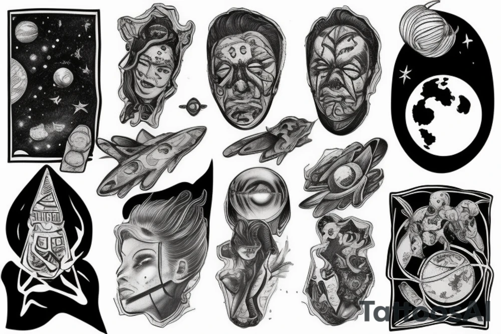 Lost in space tattoo idea