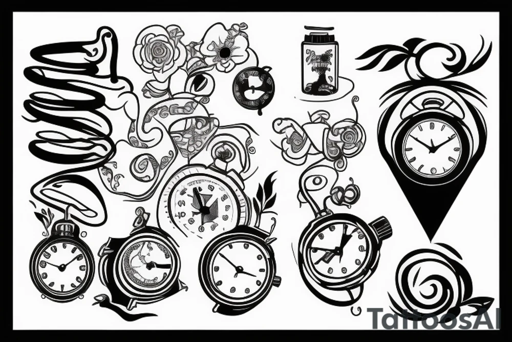 Time, repetition, programming, education tattoo idea
