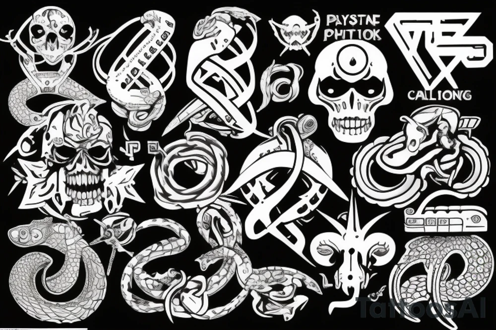 Programming Python tattoo idea