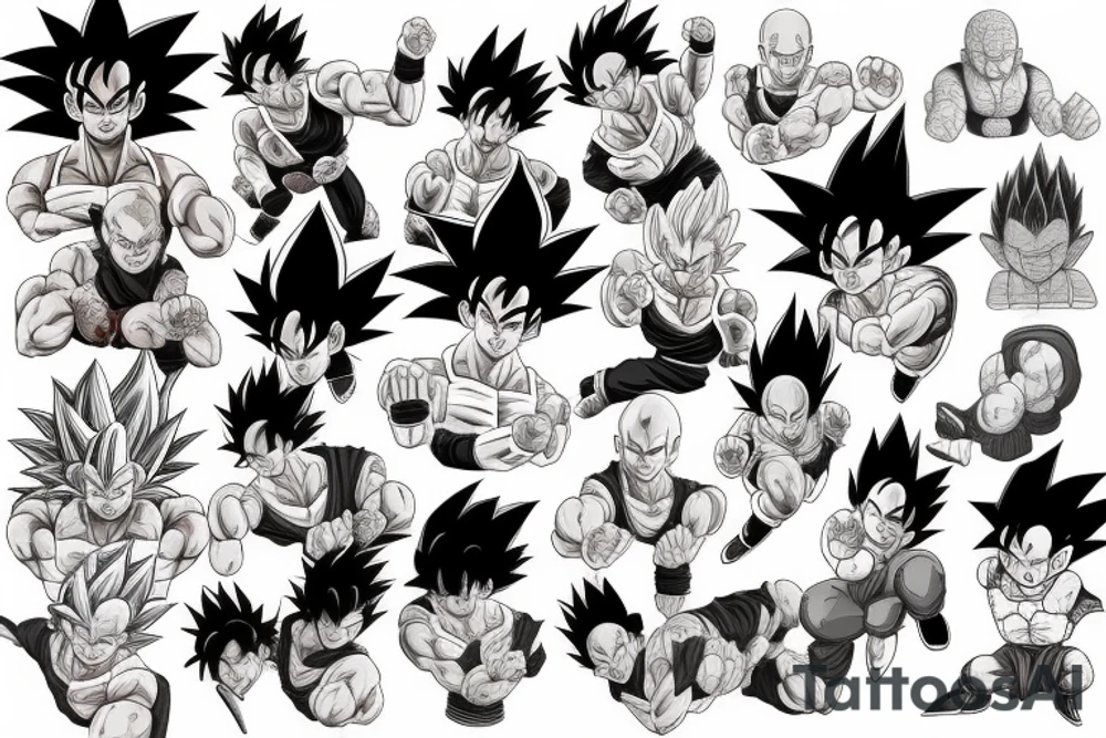 Dragon Ball tattoo idea