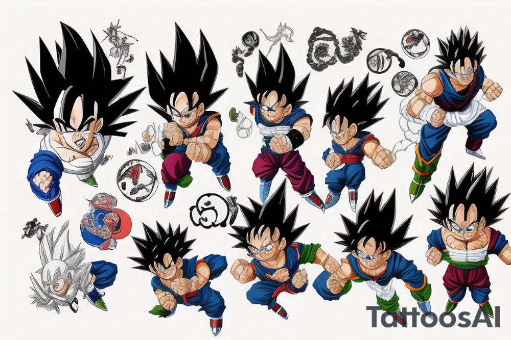 Dragon Ball tattoo idea