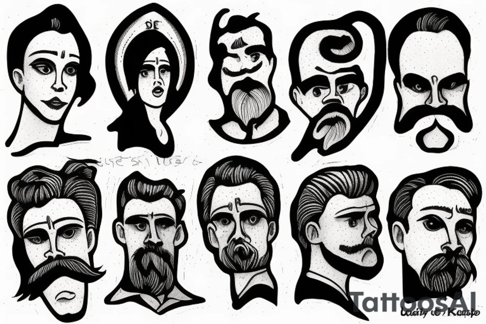 Nietzsche
Philosopher tattoo idea