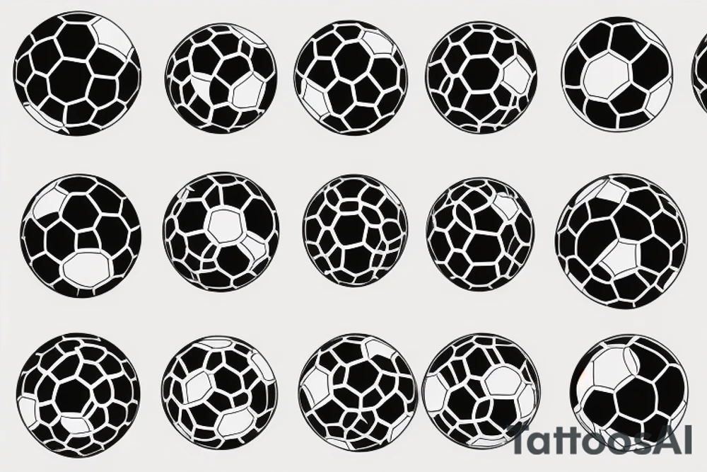 Soccer ball tattoo idea