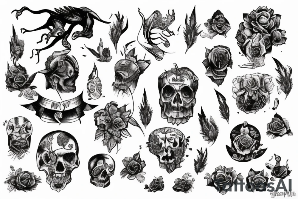 do not suffer imagined troubles tattoo idea