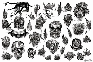 do not suffer imagined troubles tattoo idea