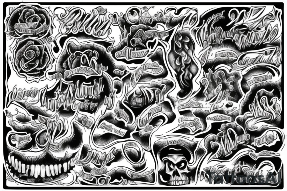 do not suffer imagined troubles tattoo idea