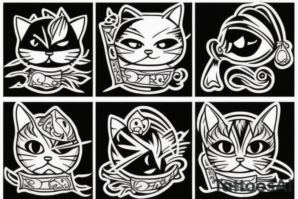 kitten assassin tattoo idea