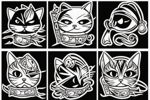kitten assassin tattoo idea