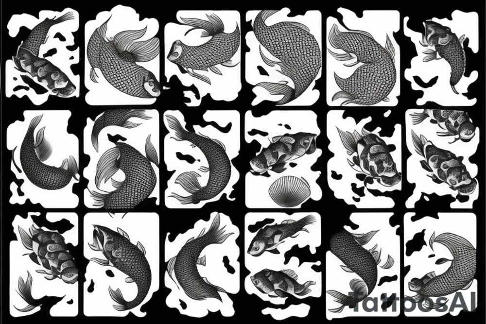 kaizen koi fish tattoo idea