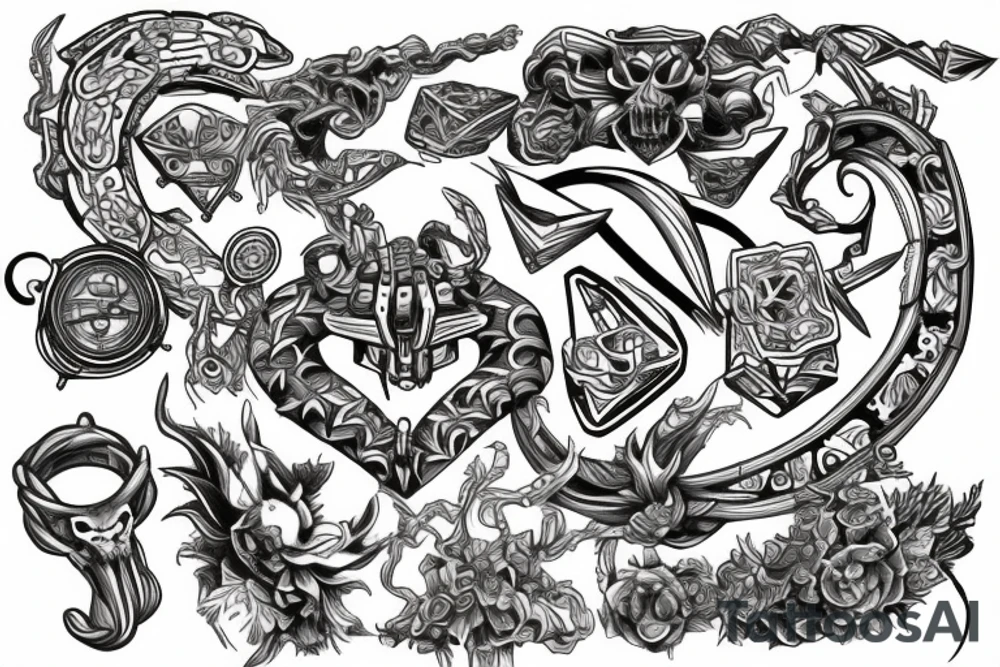 only build for infinity links tattoo idea