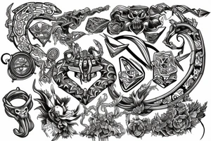 only build for infinity links tattoo idea