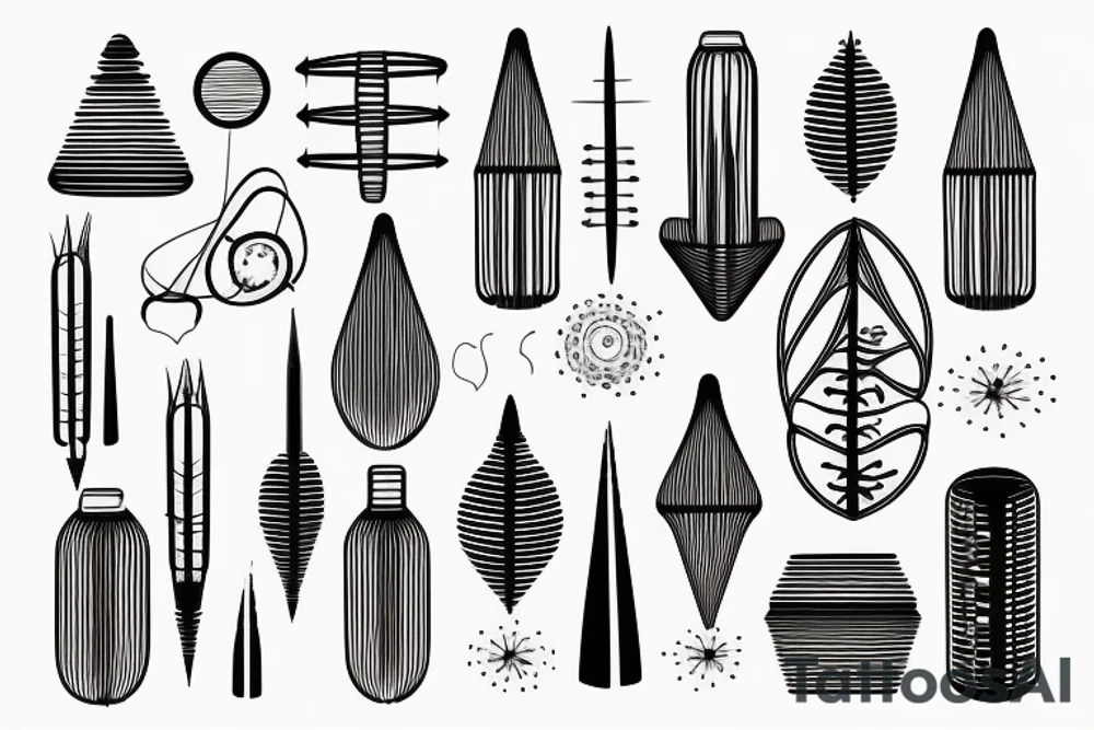 Linart singleneedle 222 ancor tattoo idea