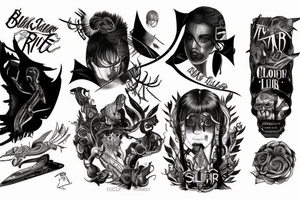 black blade runner tattoo idea