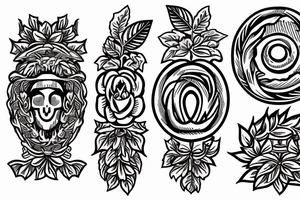 ancient greek wreath tattoo idea
