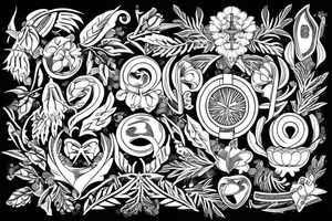 ancient greek wreath tattoo idea