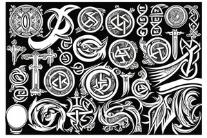 slavic runes tattoo idea