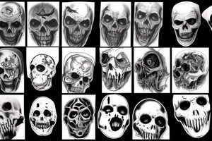 horror theme tattoo idea