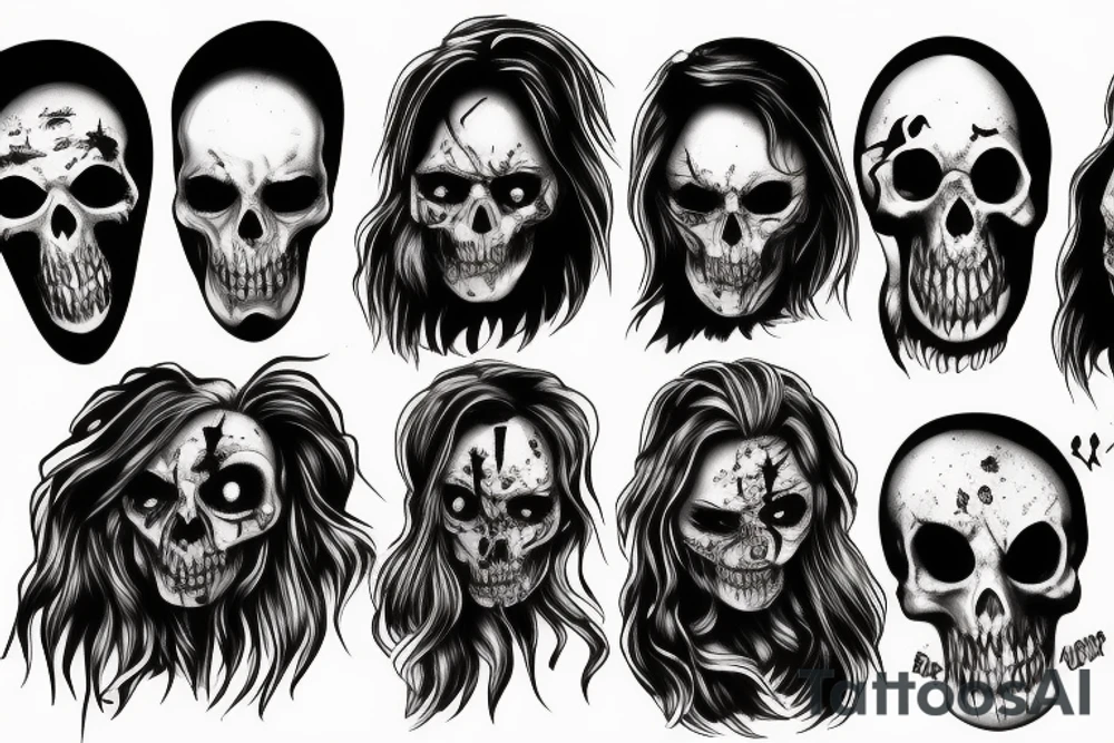 horror theme tattoo idea